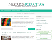 Tablet Screenshot of negociosproductivos.org